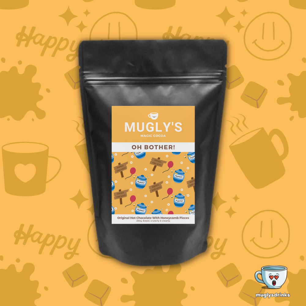 Oh Bother! Winnie The Pooh Inspired Original Hot Chocolate With Honeycomb - 250g