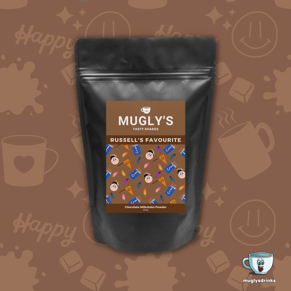 Russell's Favourite: Russell Inspired Chocolate Milkshake Powder - 250g